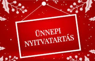 Év végi nyitvatartás