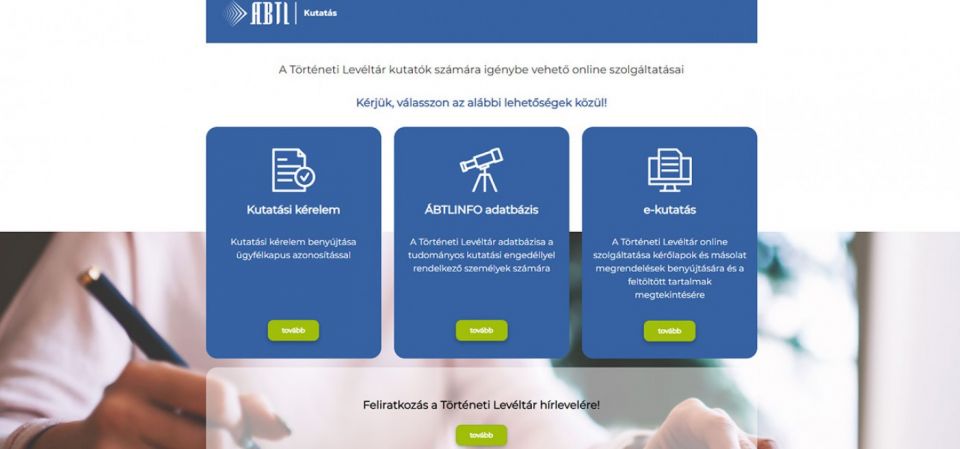 Könnyebben kutathatók online Levéltárunk iratai