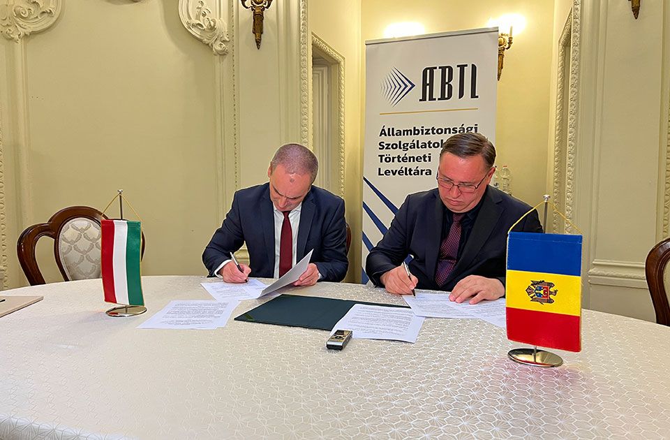 Együttműködési megállapodást kötöttünk a moldovai Nemzeti Levéltári Ügynökséggel